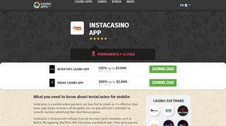 
                            12. InstaCasino App Review for Android (APK) & iPhone | February 2019