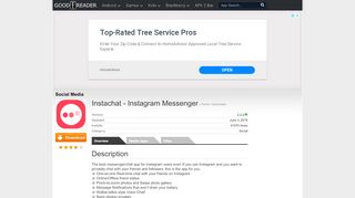 
                            2. Instachat - Instagram Messenger - GoodeReader app store