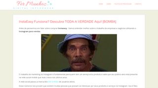 
                            2. InstaEasy Funciona? Descubra TODA A VERDADE Aqui! [BOMBA]