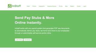 
                            7. InStaff — Online Pay Stub Distribution and Employee Self Service Portal