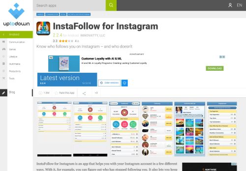 
                            13. InstaFollow for Instagram 2.2.4 for Android - Download