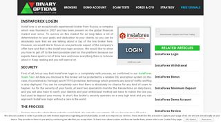 
                            3. InstaForex Login | Fulfill your investment dreams with a click