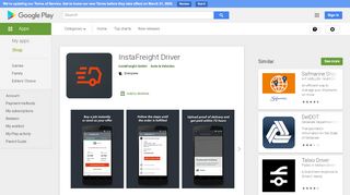 
                            9. InstaFreight Driver – Apps bei Google Play