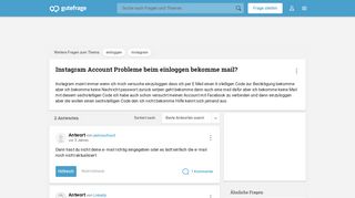 
                            8. Instagram Account Probleme beim einloggen bekomme mail? - Gutefrage