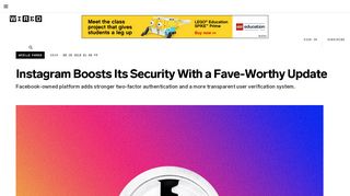 
                            7. Instagram Adds 2FA, Account Verification in Security Update | WIRED