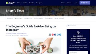 
                            11. Instagram Ads: How to Advertise on Instagram in 2019 - Shopify