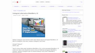 
                            12. Instagram alternative BlackBerry 10 - alezof