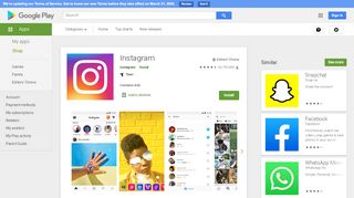 
                            5. Instagram - التطبيقات على Google Play