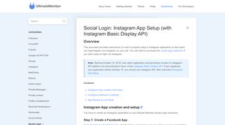 
                            3. Instagram app for social login - Documentation | Ultimate Member