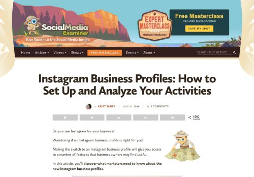 
                            12. Instagram Business Profiles: How to Set Up and Analyze Your ...