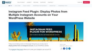 
                            10. Instagram Feed: Display Photos from Instagram in WordPress - Pagely