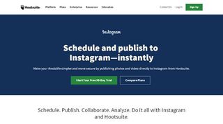 
                            8. Instagram for Business - Hootsuite