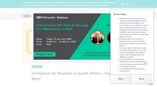 
                            11. Instagram for Business in South Africa – Yay or Nay? | Meltwater