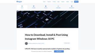 
                            5. Instagram For PC: How To Post To Instagram Windows 10 - Hopper HQ