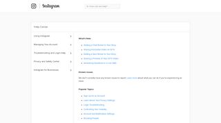 
                            13. Instagram Help Center