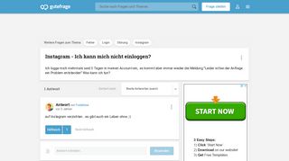 
                            10. Instagram - Ich kann mich nicht einloggen? (Fehler, Störung, Login ...