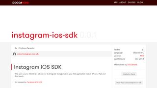 
                            8. instagram-ios-sdk on CocoaPods.org