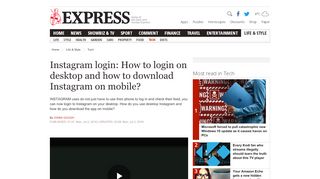 
                            7. Instagram login: How to login on desktop and how to download ...