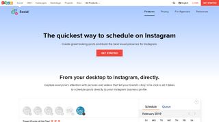 
                            5. Instagram Management Tool for Business - Zoho Social