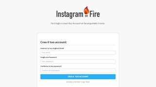 
                            6. Instagram on Fire | Login