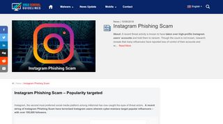 
                            5. Instagram Phishing Scam - High Profile Instagram accounts attacked