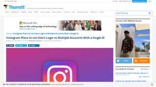 
                            10. Instagram Plans to Let Users Login to Multiple Accounts With a Single ...
