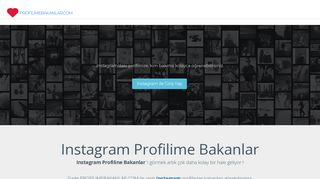 
                            6. Instagram Profilime Bakanlar - Instagram Profiline Bakanlar