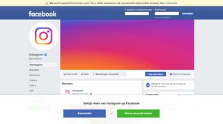 
                            3. Instagram - Startpagina | Facebook