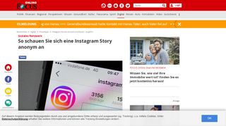 
                            13. Instagram Stories anonym anschauen - so geht's - FOCUS Online