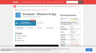 
                            6. Instagram - Windows 10 App - Download - CHIP