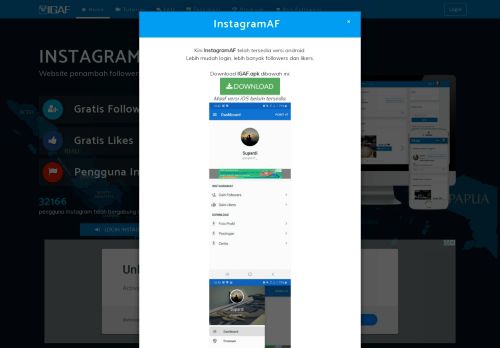 
                            1. InstagramAF - Auto Followers & Likes Instagram - Supardi.NET