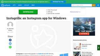 
                            5. Instagrille: an Instagram app for Windows - Softonic