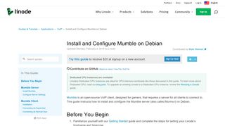 
                            13. Install and Configure Mumble on Debian - Linode