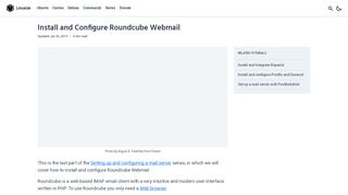 
                            7. Install and Configure Roundcube Webmail | Linuxize