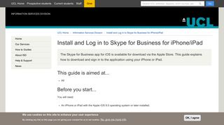 
                            12. Install and Log in to Skype for Business for iPhone/iPad | ...