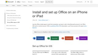 
                            6. Install and set up Office on an iPhone or iPad - Office Support