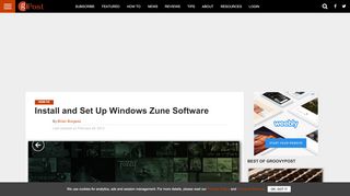 
                            10. Install and Set Up Windows Zune Software - groovyPost