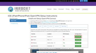 
                            5. Install and Setup OpenVPN Connect - IronSocket - iOS (iPad/iPhone ...