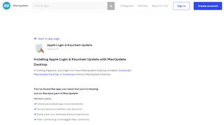 
                            6. Install Apple Login & Keychain Update | MacUpdate