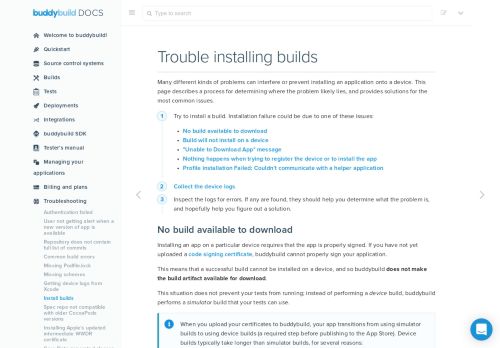 
                            11. Install builds - buddybuild! | buddybuild docs