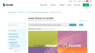 
                            13. Install cPanel on CentOS - Linode