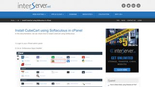 
                            6. Install CubeCart using Softaculous in cPanel - Interserver Tips