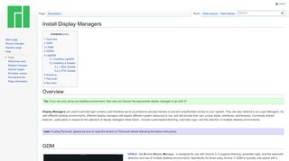 
                            13. Install Display Managers - Manjaro Linux - Manjaro Wiki