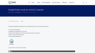 
                            9. Install Exile mod on ArmA 3 server - Wombat Servers