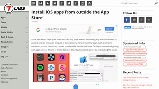 
                            3. Install iOS apps without App Store - No Jailbreak - 7labs