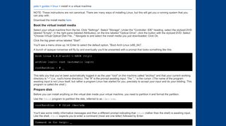 
                            10. Install Linux in a virtual machine