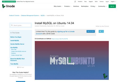 
                            1. Install MySQL on Ubuntu 14.04 - Linode