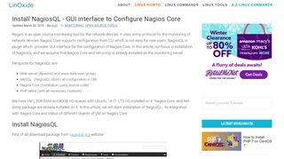 
                            11. Install NagiosQL - GUI interface to Configure Nagios Core - LinOxide