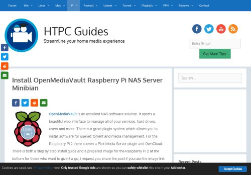 
                            10. Install OpenMediaVault Raspberry Pi NAS Server Minibian •