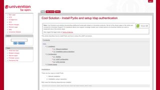 
                            8. Install Pydio and setup ldap authentication - Univention Wiki